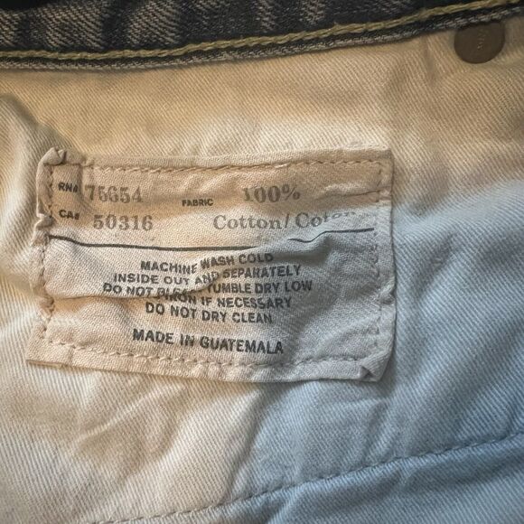 Abercrombie & Fitch Kilburn Low Rise Bootcut Jeans 32 x 34 Light Wash Distressed - Picture 13 of 13